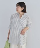 【グリーンパークス/Green Parks】のイージーケアストライプシャツ Off White|ID: prp329100004669968 ipo3291000000033764589