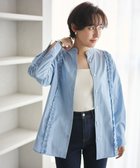 【ハッシュニュアンス/#Newans】の【洗濯機可能/シワになりにくい】パネルフリルシャツ 人気、トレンドファッション・服の通販 founy(ファニー) ファッション Fashion レディースファッション Fashion for Women トップス・カットソー Cut & Sew Tops シャツ・ブラウス・オフィスカジュアル Elegant Blouses & Button-Ups 新作・新入荷 New Arrivals / New In エレガント 上品 Elegant 夏 Summer 春 Spring S/S・春夏 SS, Spring/Summer, Warm Season 洗える Machine Washable thumbnail ブルーストライプ|ID: prp329100004669972 ipo3291000000036085382