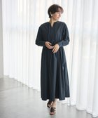 【ハッシュニュアンス/#Newans】の【撥水加工/洗濯機可能】ドルマンスリーブドロストワンピース ネイビー|ID: prp329100004669974 ipo3291000000033764615