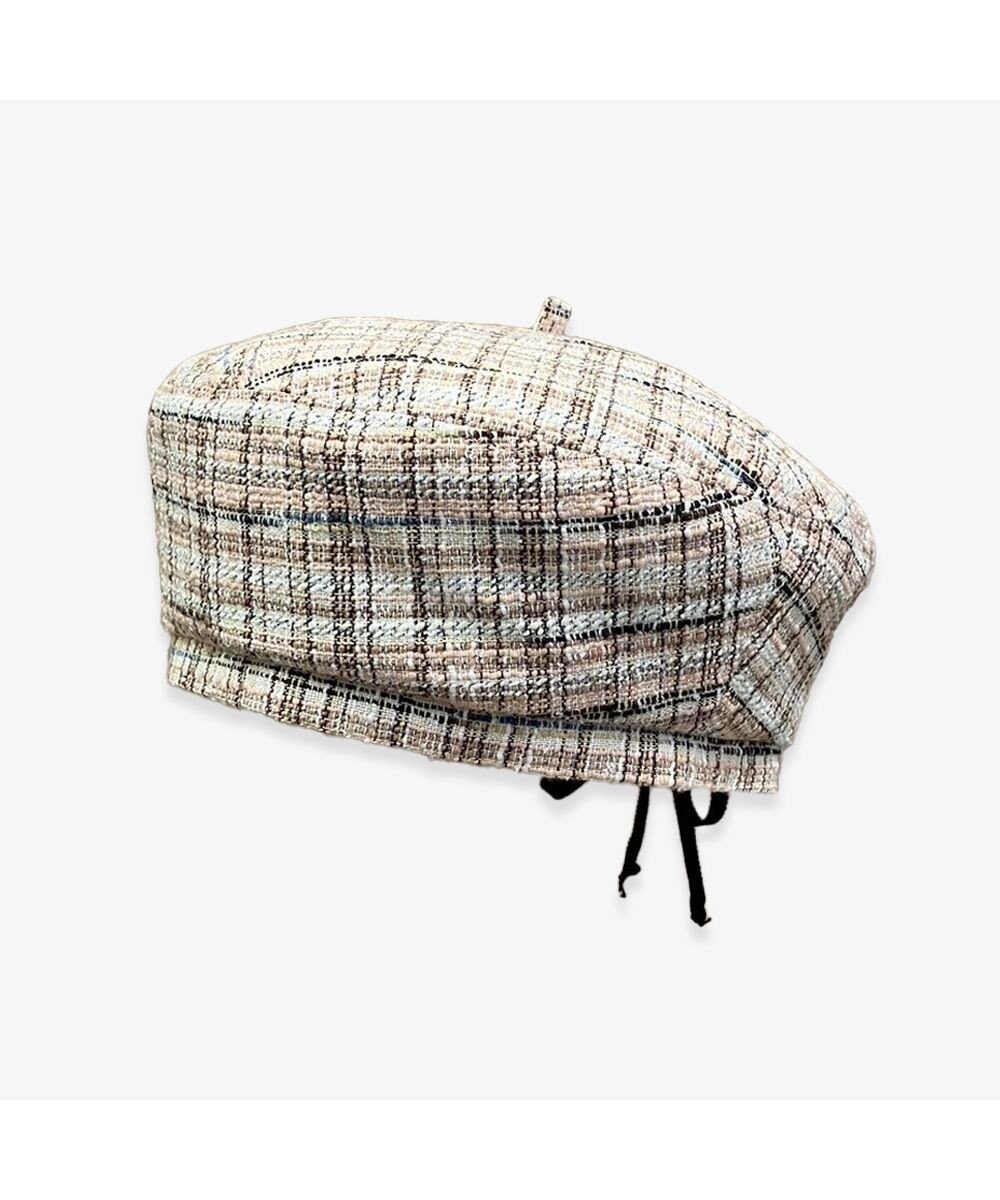 【林八百吉商店/HAYASHIYAOKICHI】のun chapeau ツイードベレー インテリア・キッズ・メンズ・レディースファッション・服の通販 founy(ファニー) 　ファッション　Fashion　レディースファッション　Fashion for Women　キャップ&ハット　Hats & Caps　ツイード　Twill, Twill Weave　リボン　Ribbon, Bow　夏　Summer　帽子　Hat, Headwear　春　Spring　S/S・春夏　SS, Spring/Summer, Warm Season　A/W・秋冬　Autumn/Winter　ピンク|ID: prp329100004669980 ipo3291000000033764638