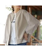 【ティアクラッセ/Tiaclasse】の【洗える】チュールレースソフトダンボールジャケット ベージュ|ID: prp329100004669994 ipo3291000000033764677