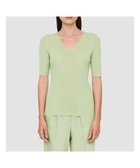 【ジョゼフ/JOSEPH】の【洗える】ファインリブメリノ ショートスリーブニット 人気、トレンドファッション・服の通販 founy(ファニー) ファッション Fashion レディースファッション Fashion for Women トップス・カットソー Cut & Sew Tops ニット Knit Tops & Sweaters イタリア Italy セーター Sweater, Knitwear 半袖 Short Sleeve, Half Sleeve 夏 Summer 春 Spring S/S・春夏 SS, Spring/Summer, Warm Season 洗える Machine Washable thumbnail Matcha|ID: prp329100004670022 ipo3291000000033764769