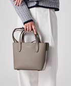 【ポール スミス/Paul Smith】のカラーブロックレザー ハンドバッグ グレイッシュベージュ|ID: prp329100004670035 ipo3291000000033764816