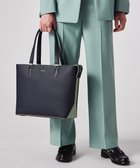 【ポール スミス/Paul Smith】のカラーブロックレザー トートバッグ ネイビー|ID: prp329100004670037 ipo3291000000033764824