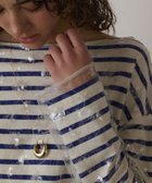 【グレース コンチネンタル/GRACE CONTINENTAL】のバスクボーダートップ ブルー|ID: prp329100004670043 ipo3291000000034628593