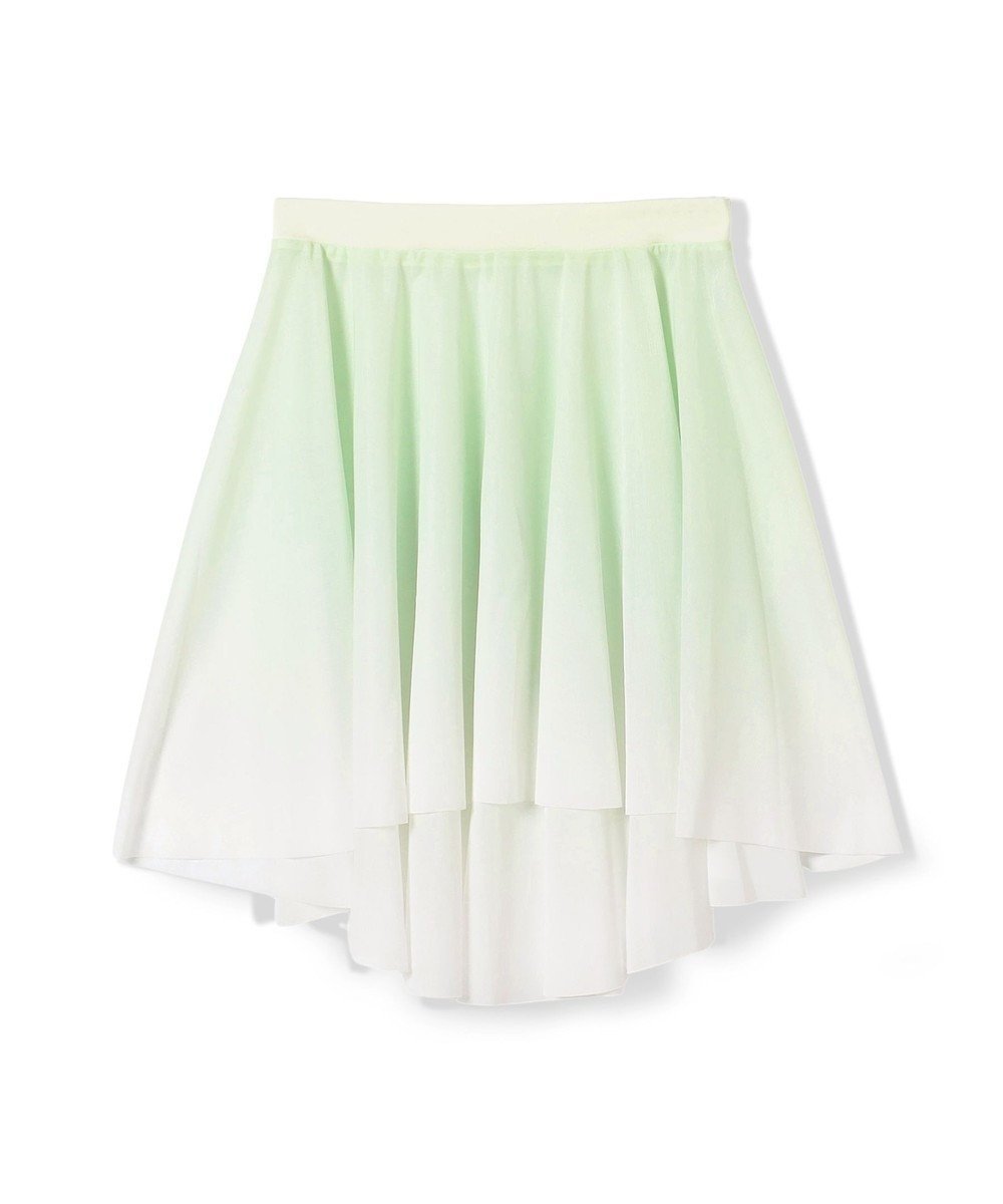 【チャコット/Chacott】のスカート インテリア・キッズ・メンズ・レディースファッション・服の通販 founy(ファニー) 　ファッション　Fashion　レディースファッション　Fashion for Women　スカート　Skirts　グラデーション　Gradient, Ombre　ドレープ　Drape, Draping Fabric　プリント　Print, Printed Pattern　リーフ　Leaf, Botanical Leaf　レース　Lace, Lace Fabric　春　Spring　リーフグリーンGD|ID: prp329100004670053 ipo3291000000033764890