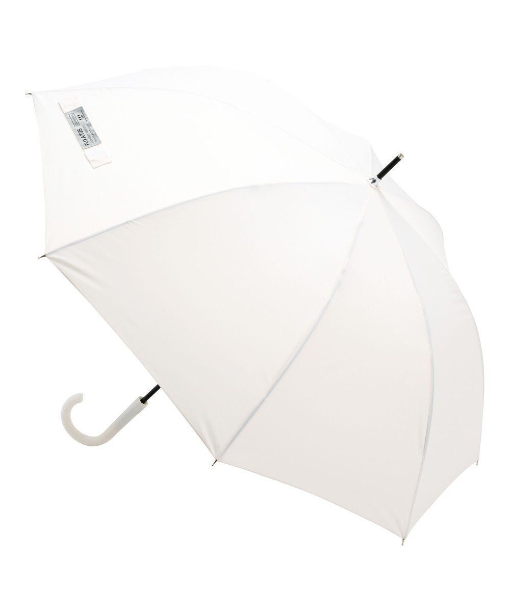 【ムーンバット/MOONBAT】の【超撥水/ 耐風】フロータス (FLO(A)TUS) 長傘 無地 UV 60cm インテリア・キッズ・メンズ・レディースファッション・服の通販 founy(ファニー) 　ファッション　Fashion　レディースファッション　Fashion for Women　レイングッズ・傘・晴雨兼用傘　Umbrellas & Rain Gear　傘　Umbrella, Parasol　軽量　Lightweight, Ultra Light　シンプル　Simple, Minimal　スマート　Smart, Elegant　スリム　Slim, Slim Fit　無地　Plain, Solid Color　オフホワイト|ID: prp329100004670058 ipo3291000000033764915