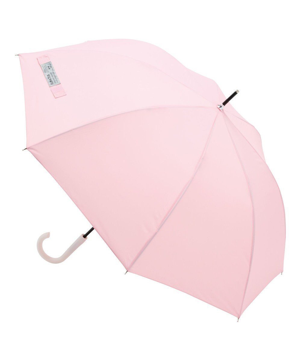 【ムーンバット/MOONBAT】の【超撥水/ 耐風】フロータス (FLO(A)TUS) 長傘 無地 UV 60cm インテリア・キッズ・メンズ・レディースファッション・服の通販 founy(ファニー) 　ファッション　Fashion　レディースファッション　Fashion for Women　レイングッズ・傘・晴雨兼用傘　Umbrellas & Rain Gear　傘　Umbrella, Parasol　軽量　Lightweight, Ultra Light　シンプル　Simple, Minimal　スマート　Smart, Elegant　スリム　Slim, Slim Fit　無地　Plain, Solid Color　ペールピンク|ID: prp329100004670058 ipo3291000000033764916