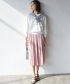 【組曲/KUMIKYOKU】の【WEB限定】ギャザーライトデシン スカート ピンク系|ID: prp329100004670062 ipo3291000000033764933