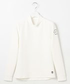 【23区 ゴルフ/NIJYUSANKU GOLF】の【WOMEN】型崩れしにくいエッセンシャルリブインナー 人気、トレンドファッション・服の通販 founy(ファニー) ファッション Fashion レディースファッション Fashion for Women トップス・カットソー Cut & Sew Tops シャツ・ブラウス・オフィスカジュアル Elegant Blouses & Button-Ups ロングTシャツ・Tシャツ Longline T-Shirts & Tees カットソー・ベーシックTシャツ Cut-and-Sewn Tops / Stretch Tees & Basics インナー Innerwear 春 Spring カットソー Cut and Sewn Top 吸水 Absorbent, Quick-Dry サークル Circle, Round Design シンプル Simple, Minimal ストライプ Stripe, Striped Pattern ストレッチ Stretch, Stretchy Fabric フロント Front, Front Design ベーシック Basic, Essential モチーフ Motif, Design Theme S/S・春夏 SS, Spring/Summer, Warm Season 夏 Summer ゴルフ Golf thumbnail ホワイト系|ID: prp329100004670065 ipo3291000000033764943