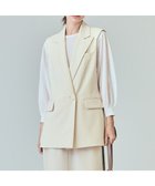 【グレース コンチネンタル/GRACE CONTINENTAL】のトリアセテーラードジレ キナリ|ID: prp329100004670069 ipo3291000000033764956