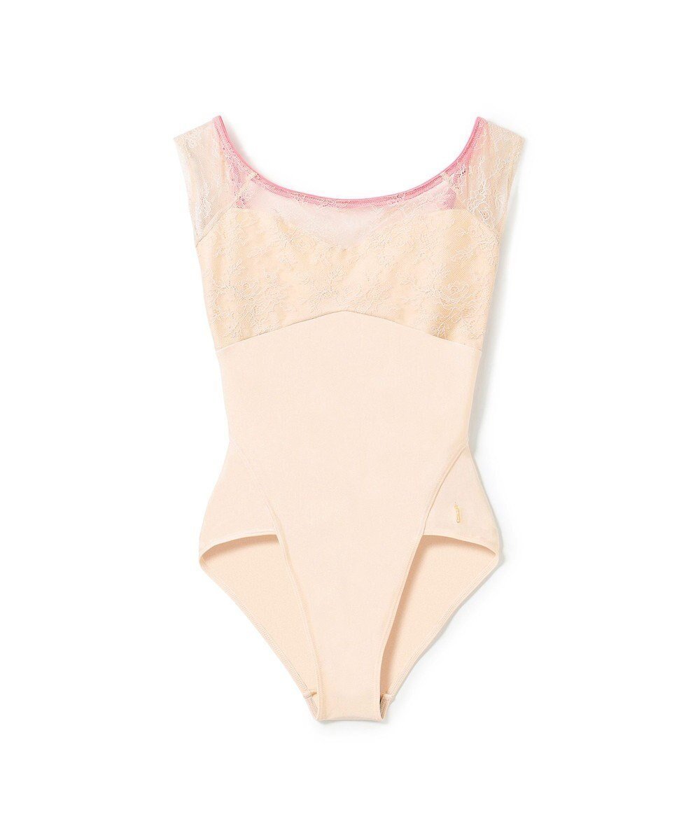 【チャコット/Chacott】のフレンチスリーブレオタード インテリア・キッズ・メンズ・レディースファッション・服の通販 founy(ファニー) 　ファッション　Fashion　レディースファッション　Fashion for Women　コレクション　Collection, Seasonal Line　コンパクト　Compact, Small Size　ストレッチ　Stretch, Stretchy Fabric　タイツ　Tights, Legwear　レース　Lace, Lace Fabric　ハニーベージュ|ID: prp329100004670076 ipo3291000000033764980