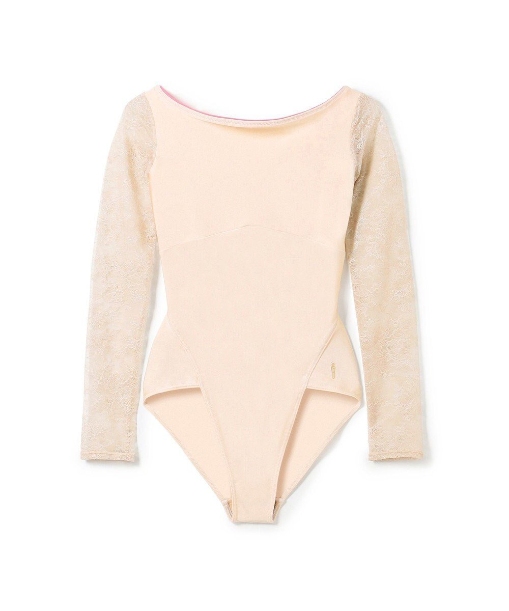 【チャコット/Chacott】のロングスリーブレオタード インテリア・キッズ・メンズ・レディースファッション・服の通販 founy(ファニー) ファッション Fashion レディースファッション Fashion for Women コレクション Collection, Seasonal Line コンパクト Compact, Small Size ストレッチ Stretch, Stretchy Fabric タイツ Tights, Legwear デコルテ Décolleté, Neckline レース Lace, Lace Fabric ハニーベージュ|ID: prp329100004670077 ipo3291000000033764984