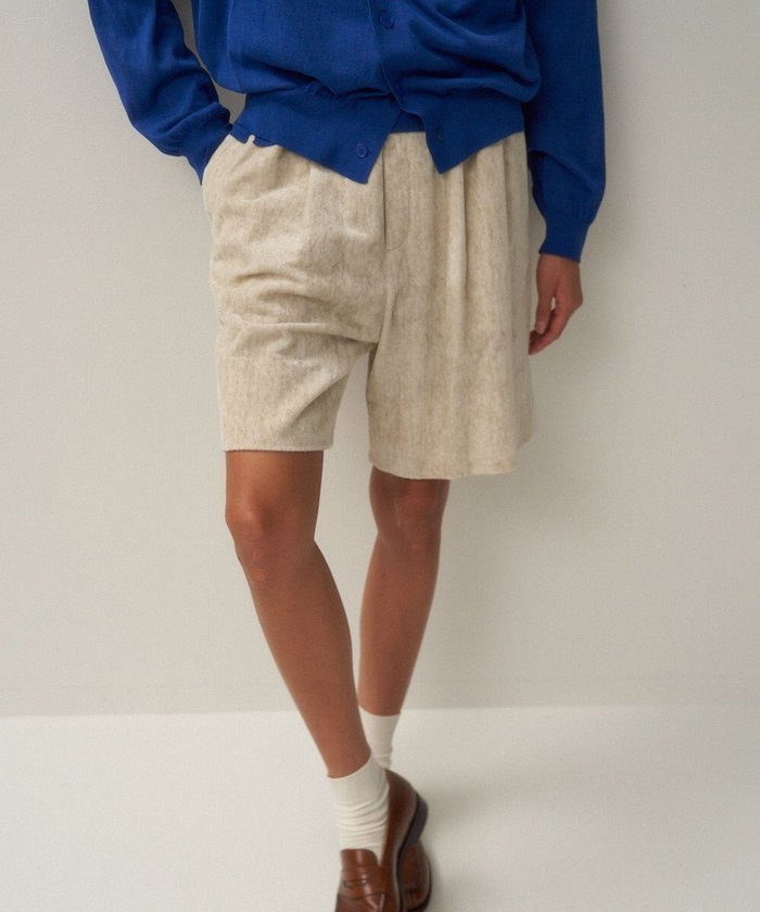 【エイトン/ATON】のLINEN VELVET ショーツ インテリア・キッズ・メンズ・レディースファッション・服の通販 founy(ファニー) https://founy.com/ ファッション Fashion レディースファッション Fashion for Women パンツ Pants & Trousers ショーツ Shorts, Short Pants ショート Short, Short Length タンク Tank Top, Sleeveless Top ドレス Dress, One-Piece ベルベット Velvet, Velvety メンズ Men's, Menswear リネン Linen, Linen Fabric 夏 Summer 春 Spring S/S・春夏 SS, Spring/Summer, Warm Season |ID: prp329100004670094 ipo3291000000033765037