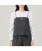 【自由区/JIYU-KU】の【セットアップ対応・接触冷感・洗える】リネンライクシンセティックキャミ ビスチェ スレート|ID: prp329100004670099 ipo3291000000033765051