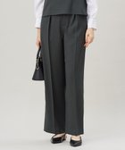 【自由区/JIYU-KU】の【セットアップ対応・接触冷感・洗える】リネンライクシンセティックワイドストレート パンツ スレート|ID: prp329100004670100 ipo3291000000033765056