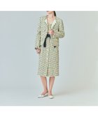【グレース コンチネンタル/GRACE CONTINENTAL】のチュールヤーンツイードジャケット イエロー|ID: prp329100004670103 ipo3291000000033765064
