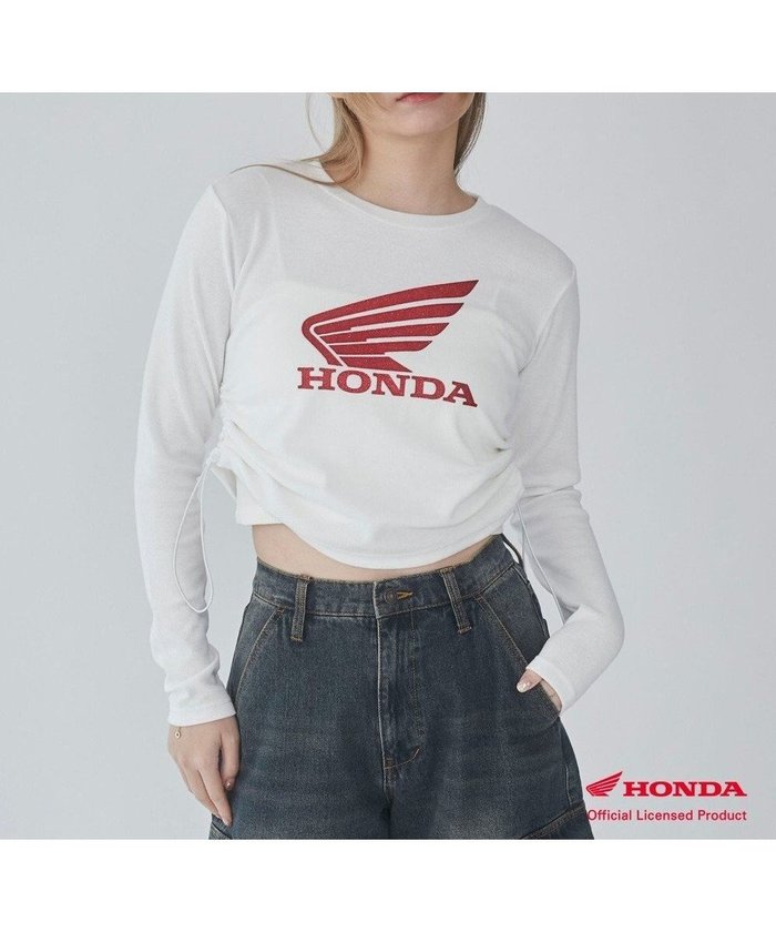 【ウィゴー/WEGO】の別注HondaサイドドロストロンT インテリア・キッズ・メンズ・レディースファッション・服の通販 founy(ファニー) https://founy.com/ ファッション Fashion レディースファッション Fashion for Women トップス・カットソー Cut & Sew Tops シャツ・ブラウス・オフィスカジュアル Elegant Blouses & Button-Ups ロングTシャツ・Tシャツ Longline T-Shirts & Tees カットソー・ベーシックTシャツ Cut-and-Sewn Tops / Stretch Tees & Basics おすすめ Recommended / Our Picks カットソー Cut and Sewn Top カーゴパンツ Cargo Pants, Utility Pants シンプル Simple, Minimal スマホ Smartphone, Mobile Device フロント Front, Front Design 別注 Limited Edition, Custom Order 夏 Summer 春 Spring S/S・春夏 SS, Spring/Summer, Warm Season |ID: prp329100004670147 ipo3291000000033765185