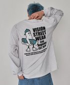【ウィゴー/WEGO】の【ユニセックス着用ITEM】別注VISIONゴーストスケータープリントT(LS) アッシュグレー|ID: prp329100004670150 ipo3291000000033765197