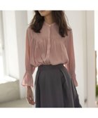 【組曲/KUMIKYOKU】の【WEB限定】ギャザーライトデシン ブラウス 人気、トレンドファッション・服の通販 founy(ファニー) ファッション Fashion レディースファッション Fashion for Women トップス・カットソー Cut & Sew Tops シャツ・ブラウス・オフィスカジュアル Elegant Blouses & Button-Ups エレガント 上品 Elegant 春 Spring ギャザー Gathered, Ruffled シャーリング Shirring, Ruched スリット Slit, Slit Detail スリーブ Sleeve, Long Sleeve / Short Sleeve セットアップ Set-Up, Coordinated Outfit ビンテージ Vintage, Retro Style ブラウジング Blouson Silhouette, Cinched Waist S/S・春夏 SS, Spring/Summer, Warm Season おすすめ Recommended / Our Picks お家時間・ステイホーム Stay Home / At Home 夏 Summer 旅行 Travel ビジネス 仕事 通勤 Business / Work / Commuting thumbnail ピンク系|ID: prp329100004670165 ipo3291000000033765262