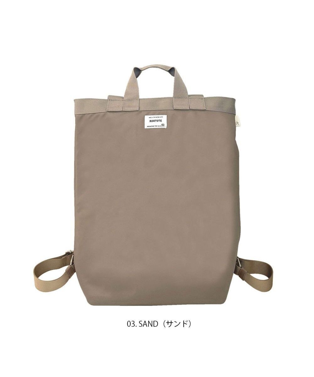 【ルートート/ROOTOTE】の1044【撥水加工】SN.セオルー.エヌスペシャル-A インテリア・キッズ・メンズ・レディースファッション・服の通販 founy(ファニー) 　ファッション　Fashion　レディースファッション　Fashion for Women　バッグ　Bags　カメラ　Camera Accessories　クッション　Cushion, Throw Pillow　軽量　Lightweight, Ultra Light　ショルダー　Shoulder, Shoulder Strap　シンプル　Simple, Minimal　スマホ　Smartphone, Mobile Device　ドット　Polka Dot, Dot Pattern　フォルム　Silhouette, Form　ベーシック　Basic, Essential　ポケット　Pocket, Pocket Detail　リュック　Backpack, Rucksack　ビジネス 仕事 通勤　Business / Work / Commuting　03:サンド|ID: prp329100004670192 ipo3291000000033765354