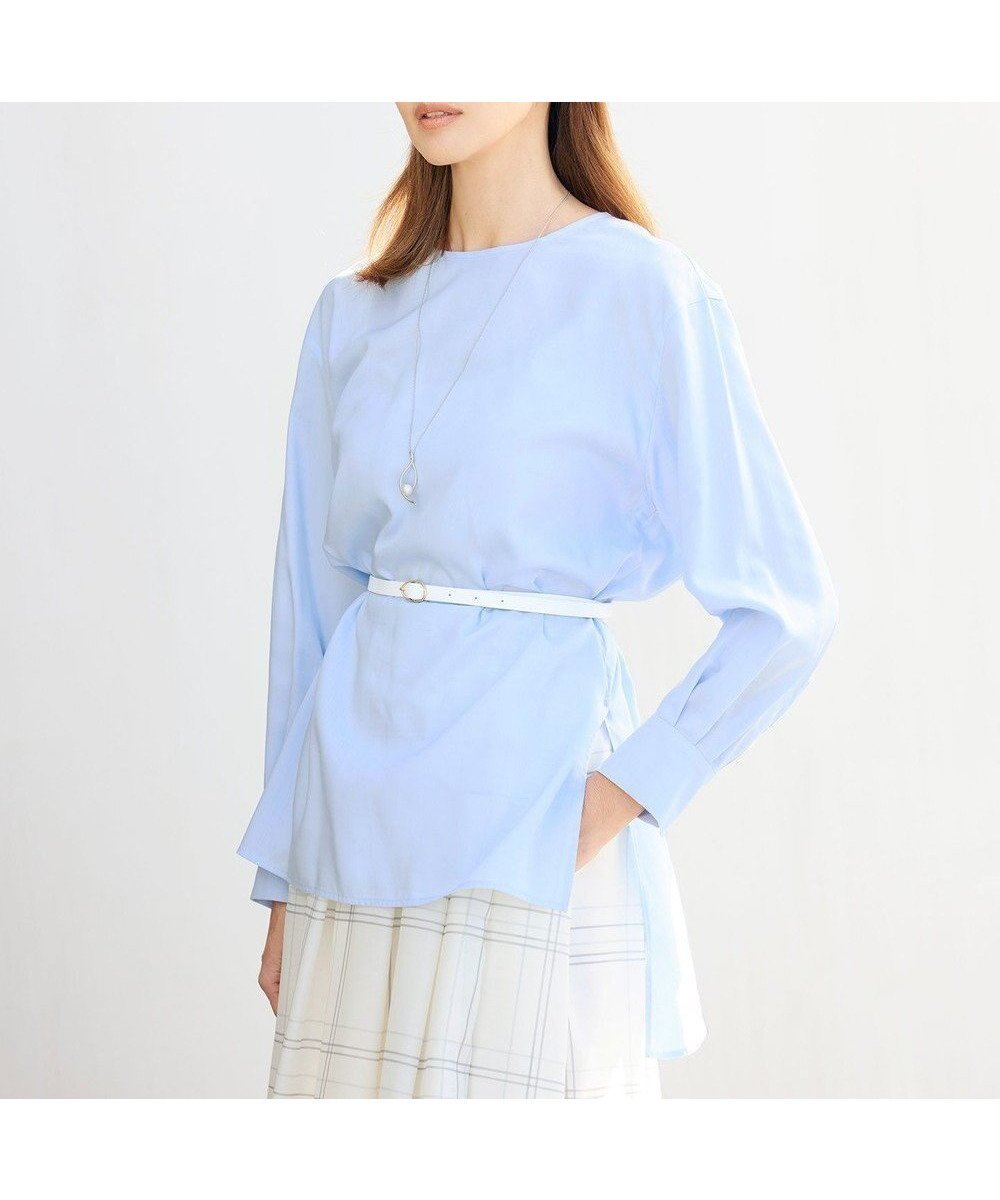 【自由区/JIYU-KU】の【SHIHOさん着用・洗える】SOMELOSチュニック ブラウス 人気、トレンドファッション・服の通販 founy(ファニー) ファッション Fashion レディースファッション Fashion for Women トップス・カットソー Cut & Sew Tops シャツ・ブラウス・オフィスカジュアル Elegant Blouses & Button-Ups 春 Spring 洗える Machine Washable シルク Silk, 100% Silk シルバー Silver, Metallic Silver ストライプ Stripe, Striped Pattern スリット Slit, Slit Detail チュニック Tunic, Long Top トレンド Trend, Trending Now ドレープ Drape, Draping Fabric バランス Balance, Style Balance ビスチェ Bustier, Corset Top ボックス Boxy, Box Shape ボトム Bottoms, Lower Wear 無地 Plain, Solid Color S/S・春夏 SS, Spring/Summer, Warm Season おすすめ Recommended / Our Picks 夏 Summer other-1|ID: prp329100004670193 ipo3291000000033765356