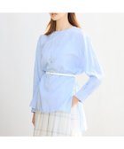 【自由区/JIYU-KU】の【SHIHOさん着用・洗える】SOMELOSチュニック ブラウス 人気、トレンドファッション・服の通販 founy(ファニー) ファッション Fashion レディースファッション Fashion for Women トップス・カットソー Cut & Sew Tops シャツ・ブラウス・オフィスカジュアル Elegant Blouses & Button-Ups 春 Spring 洗える Machine Washable シルク Silk, 100% Silk シルバー Silver, Metallic Silver ストライプ Stripe, Striped Pattern スリット Slit, Slit Detail チュニック Tunic, Long Top トレンド Trend, Trending Now ドレープ Drape, Draping Fabric バランス Balance, Style Balance ビスチェ Bustier, Corset Top ボックス Boxy, Box Shape ボトム Bottoms, Lower Wear 無地 Plain, Solid Color S/S・春夏 SS, Spring/Summer, Warm Season おすすめ Recommended / Our Picks 夏 Summer thumbnail サックス|ID: prp329100004670193 ipo3291000000033765357