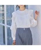 【エニィ スィス/any SiS】の【洗える】ラッフルレース トップス 人気、トレンドファッション・服の通販 founy(ファニー) ファッション Fashion レディースファッション Fashion for Women トップス・カットソー Cut & Sew Tops シャツ・ブラウス・オフィスカジュアル Elegant Blouses & Button-Ups レーストップス・繊細レースブラウス Lace Tops / Delicate Lace Blouses インナー Innerwear ウォッシャブル Machine Washable 春 Spring 洗える Machine Washable カーディガン Cardigan, Knitwear クラシック Classic, Timeless Style コンパクト Compact, Small Size シャーリング Shirring, Ruched スタンド Stand Collar, Upright Stand ストライプ Stripe, Striped Pattern ストレッチ Stretch, Stretchy Fabric スリーブ Sleeve, Long Sleeve / Short Sleeve チュール Tulip, Tulip Motif デニム Denim, Jeans Material ラッフル Ruffle, Frill レース Lace, Lace Fabric S/S・春夏 SS, Spring/Summer, Warm Season おすすめ Recommended / Our Picks 夏 Summer 新作・新入荷 New Arrivals / New In thumbnail オフ|ID: prp329100004670198 ipo3291000000034296166