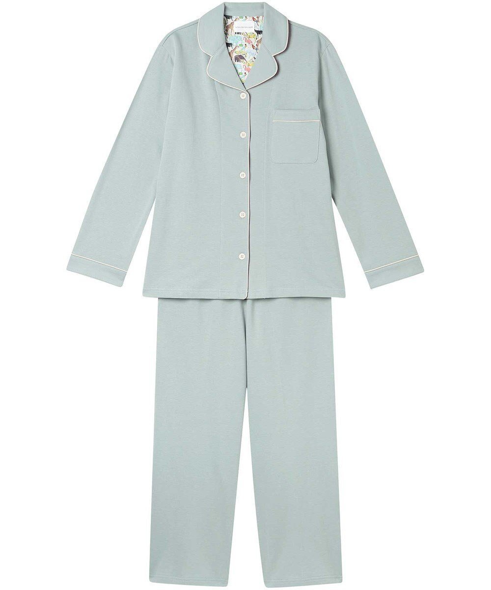 【ウンナナクール/une nana cool】の【綿100%】やわらかバズインレーパジャマ MADE WITH LIBERTY FABRIC インテリア・キッズ・メンズ・レディースファッション・服の通販 founy(ファニー) 　ファッション　Fashion　レディースファッション　Fashion for Women　パイピング　Piping, Trim Design　パジャマ　Pajamas, Sleepwear　プリント　Print, Printed Pattern　リラックス　Relax, Relaxed Fit　おすすめ　Recommended / Our Picks　BS|ID: prp329100004670203 ipo3291000000035512559