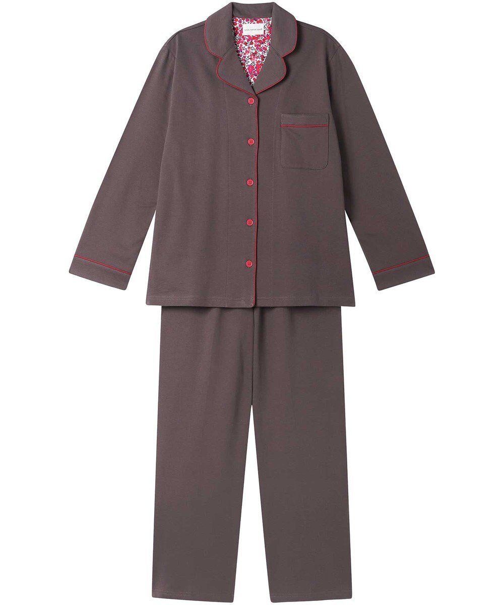 【ウンナナクール/une nana cool】の【綿100%】やわらかバズインレーパジャマ MADE WITH LIBERTY FABRIC インテリア・キッズ・メンズ・レディースファッション・服の通販 founy(ファニー) 　ファッション　Fashion　レディースファッション　Fashion for Women　パイピング　Piping, Trim Design　パジャマ　Pajamas, Sleepwear　プリント　Print, Printed Pattern　リラックス　Relax, Relaxed Fit　おすすめ　Recommended / Our Picks　DR|ID: prp329100004670203 ipo3291000000035512566