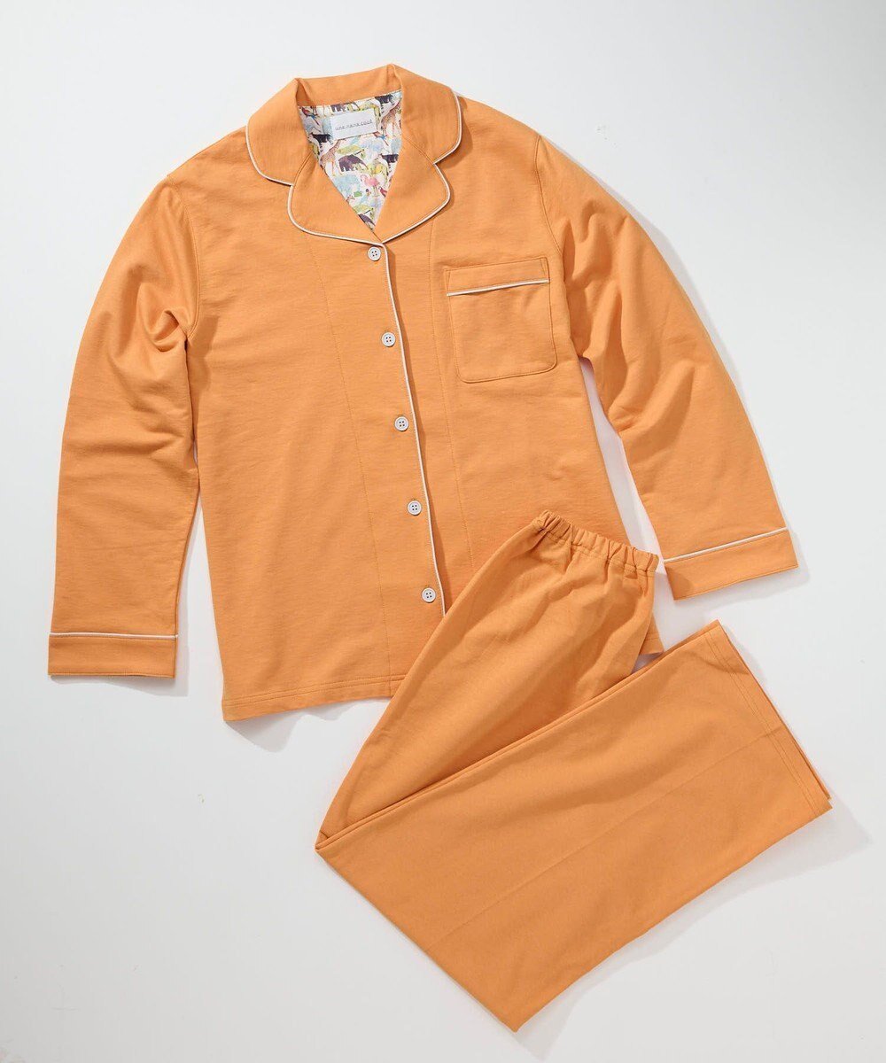 【ウンナナクール/une nana cool】の【綿100%】やわらかバズインレーパジャマ MADE WITH LIBERTY FABRIC インテリア・キッズ・メンズ・レディースファッション・服の通販 founy(ファニー) 　ファッション　Fashion　レディースファッション　Fashion for Women　パイピング　Piping, Trim Design　パジャマ　Pajamas, Sleepwear　プリント　Print, Printed Pattern　リラックス　Relax, Relaxed Fit　おすすめ　Recommended / Our Picks　OR|ID: prp329100004670203 ipo3291000000035512579