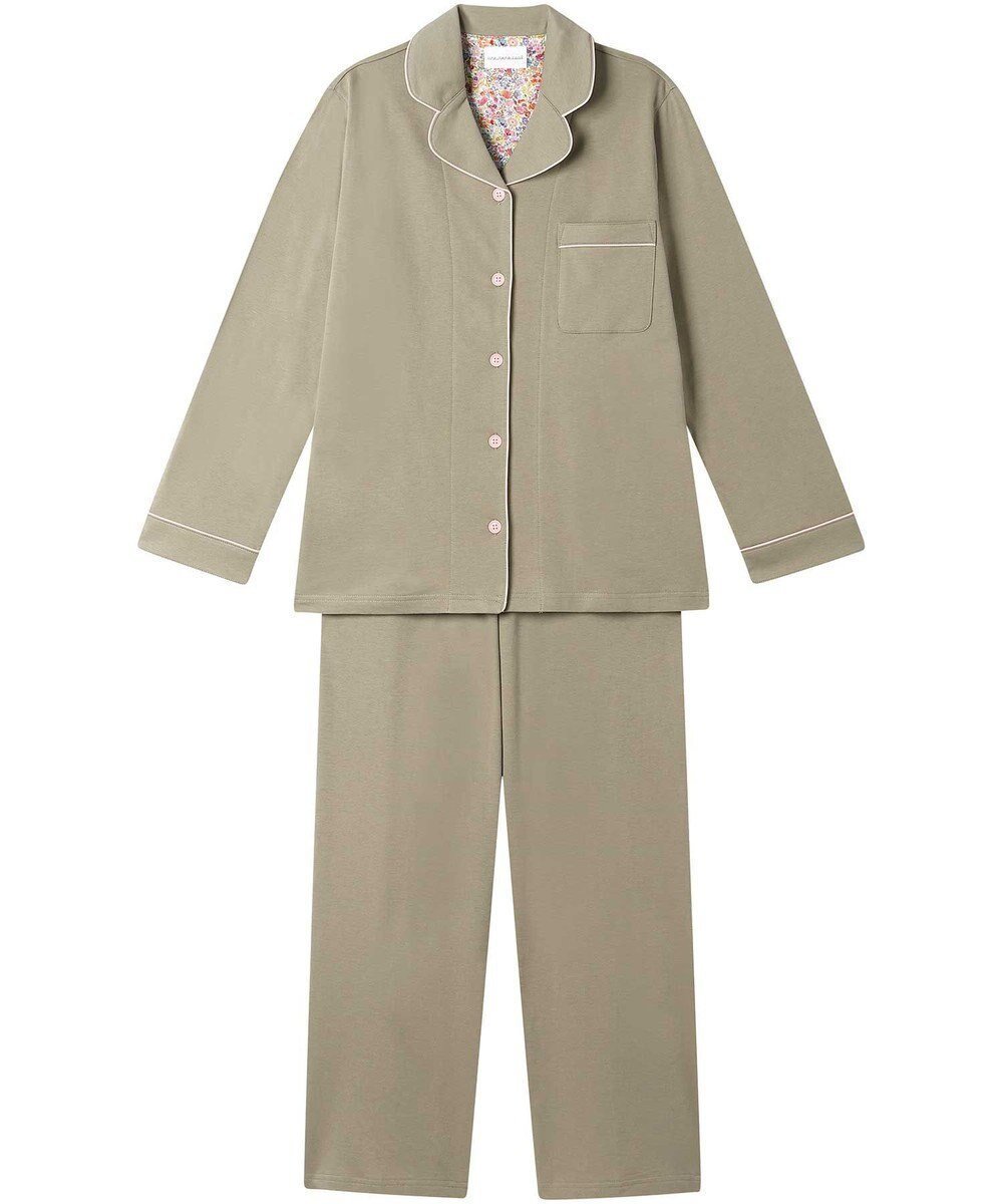 【ウンナナクール/une nana cool】の【綿100%】やわらかバズインレーパジャマ MADE WITH LIBERTY FABRIC インテリア・キッズ・メンズ・レディースファッション・服の通販 founy(ファニー) 　ファッション　Fashion　レディースファッション　Fashion for Women　パイピング　Piping, Trim Design　パジャマ　Pajamas, Sleepwear　プリント　Print, Printed Pattern　リラックス　Relax, Relaxed Fit　おすすめ　Recommended / Our Picks　OV|ID: prp329100004670203 ipo3291000000035512582