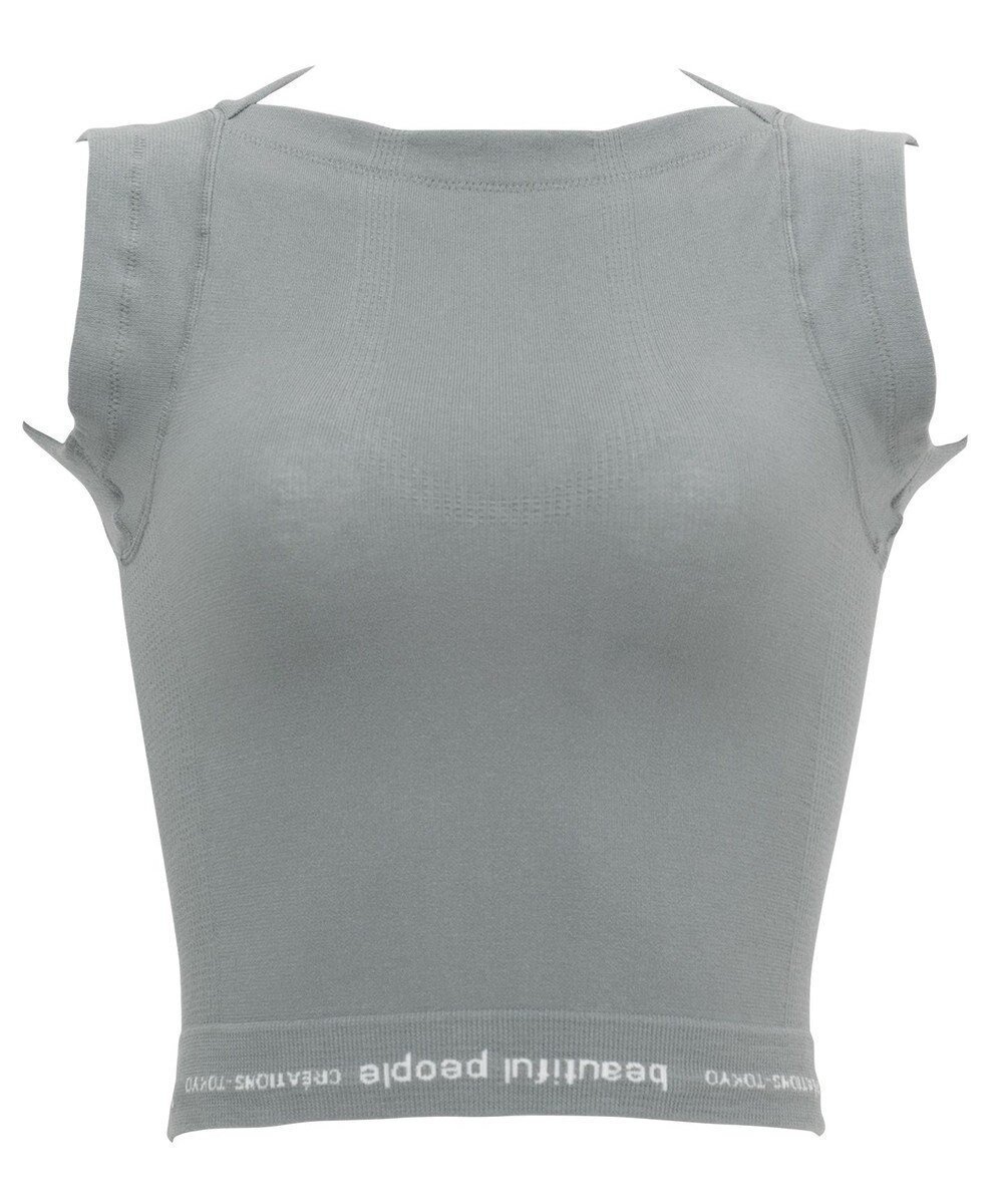 【ワコール/Wacoal / MEN】のレディース beautiful people コラボ タンクトップ ボクサートップス ワンサイズ(S-L) オーガニック綿混 立体成型 肩幅:狭め ネック深さ:あさめ WL8001 /ワコールメン インテリア・キッズ・メンズ・レディースファッション・服の通販 founy(ファニー) ファッション Fashion レディースファッション Fashion for Women トップス・カットソー Cut & Sew Tops ニット Knit Tops & Sweaters アンダー Underwear Essentials インナー Innerwear オーガニック Organic Cotton クロップド Cropped, Short Length コラボ Collaboration, Collab タンク Tank Top, Sleeveless Top ノースリーブ Sleeveless, No-Sleeve フィット Fit, Slim Fit A/W・秋冬 Autumn/Winter S/S・春夏 SS, Spring/Summer, Warm Season 夏 Summer グレー|ID: prp329100004670211 ipo3291000000033765437