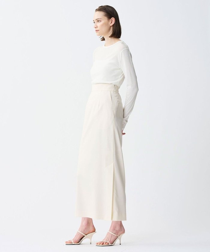 【アンクレイヴ/uncrave】の【洗濯機洗い可】ツイミーツイル Iラインスカート インテリア・キッズ・メンズ・レディースファッション・服の通販 founy(ファニー) https://founy.com/ ファッション Fashion レディースファッション Fashion for Women スカート Skirts 春 Spring フィット Fit, Slim Fit メランジ Melange, Mixed Yarn ロング Long, Long-Length ワイド Wide, Wide Fit S/S・春夏 SS, Spring/Summer, Warm Season 夏 Summer |ID: prp329100004670226 ipo3291000000033765494