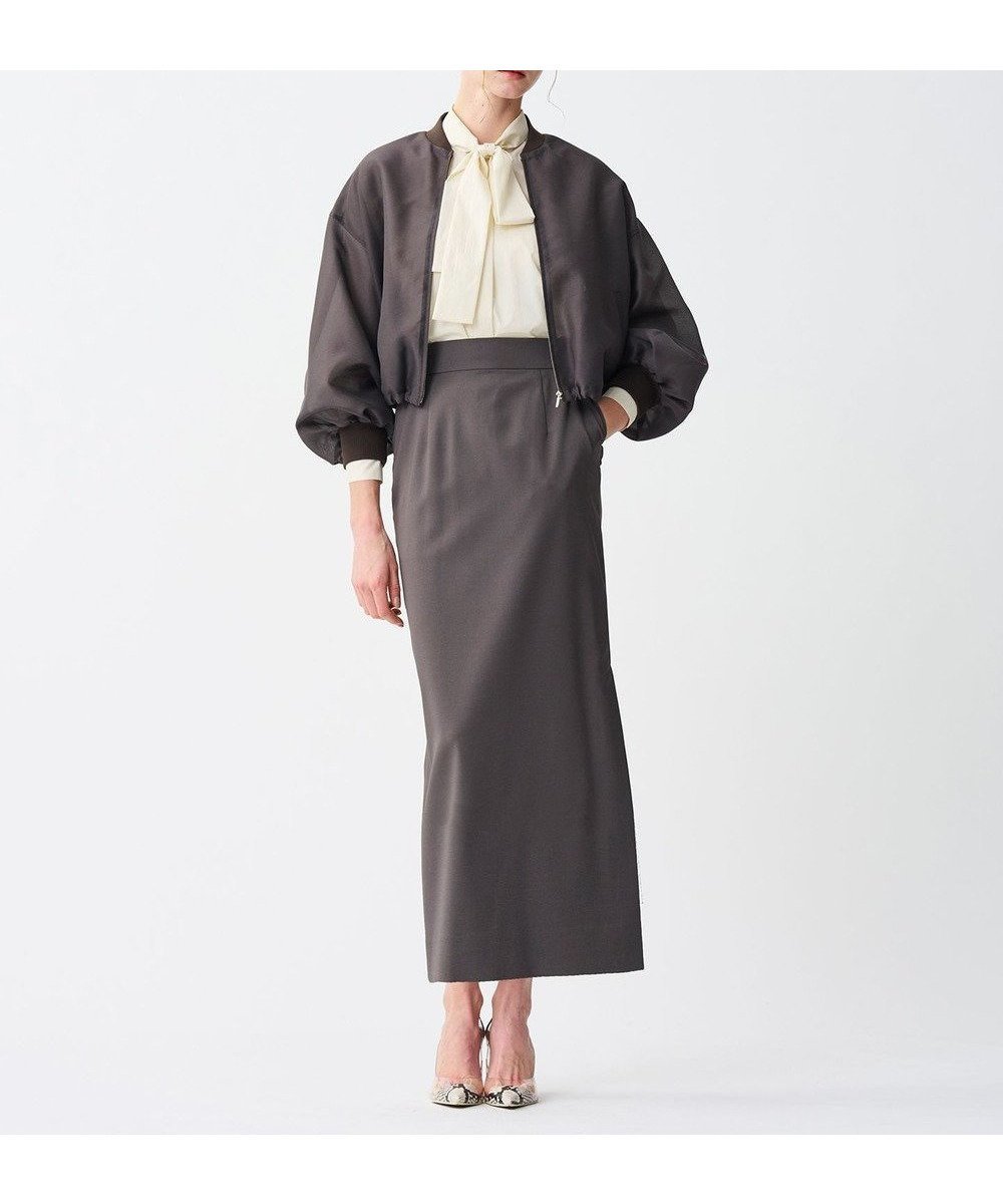 【アンクレイヴ/uncrave】の【洗濯機洗い可】ツイミーツイル Iラインスカート インテリア・キッズ・メンズ・レディースファッション・服の通販 founy(ファニー) 　ファッション　Fashion　レディースファッション　Fashion for Women　スカート　Skirts　春　Spring　フィット　Fit, Slim Fit　メランジ　Melange, Mixed Yarn　ロング　Long, Long-Length　ワイド　Wide, Wide Fit　S/S・春夏　SS, Spring/Summer, Warm Season　夏　Summer　スレート|ID: prp329100004670226 ipo3291000000033765498