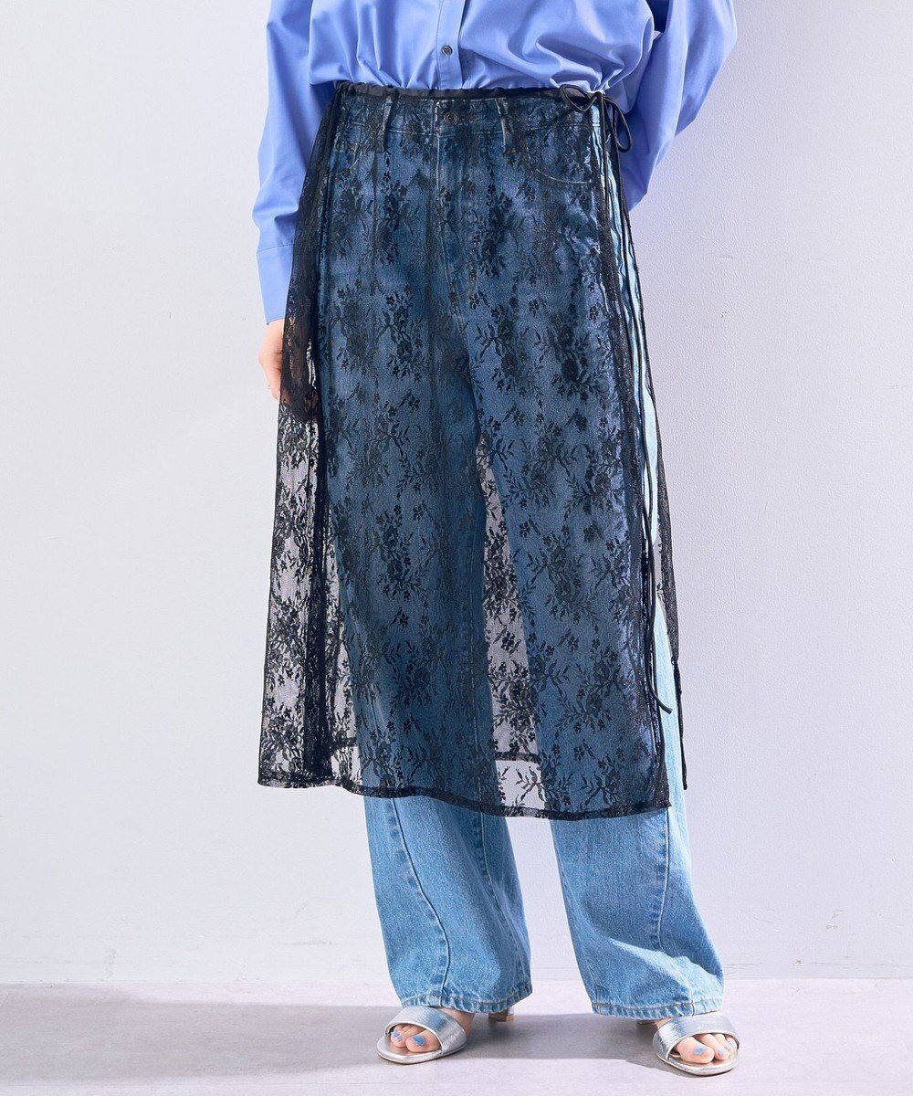 【イェッカ ヴェッカ/YECCA VECCA】のサイドリボンレースレイヤードスカート 人気、トレンドファッション・服の通販 founy(ファニー) 　ファッション　Fashion　レディースファッション　Fashion for Women　スカート　Skirts　トレンド　Trend, Trending Now　ボトム　Bottoms, Lower Wear　ポケット　Pocket, Pocket Detail　ラップ　Wrap, Wrap Design　リボン　Ribbon, Bow　レース　Lace, Lace Fabric　夏　Summer　春　Spring　S/S・春夏　SS, Spring/Summer, Warm Season　 other-1|ID: prp329100004670244 ipo3291000000033765572