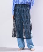 【イェッカ ヴェッカ/YECCA VECCA】のサイドリボンレースレイヤードスカート Black|ID: prp329100004670244 ipo3291000000033765573