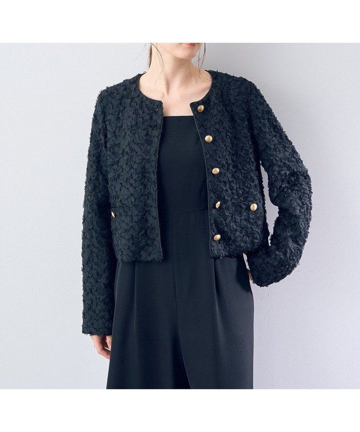 【イェッカ ヴェッカ/YECCA VECCA】のフラワーレースジャケット インテリア・キッズ・メンズ・レディースファッション・服の通販 founy(ファニー) https://founy.com/ ファッション Fashion レディースファッション Fashion for Women アウター Coat / Outerwear Collection レディースジャケット・軽アウター Jackets ノーカラージャケット / シンプル上品コーデ Collarless Jackets おすすめ Recommended / Our Picks ジャケット Jacket, Outerwear トレンド Trend, Trending Now フラワー Flower, Floral ポケット Pocket, Pocket Detail メタル Metal, Metal Parts レース Lace, Lace Fabric エレガント 上品 Elegant 夏 Summer 春 Spring S/S・春夏 SS, Spring/Summer, Warm Season |ID: prp329100004670248 ipo3291000000033765585