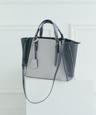 【イェッカ ヴェッカ/YECCA VECCA】の【A4対応】2way配色ZIPデザインバッグ 人気、トレンドファッション・服の通販 founy(ファニー) ファッション Fashion レディースファッション Fashion for Women バッグ Bags サイドジップ Side Zip, Side Zipper ショルダー Shoulder, Shoulder Strap フォルム Silhouette, Form ポケット Pocket, Pocket Detail 財布 Wallet, Purse ビジネス 仕事 通勤 Business / Work / Commuting thumbnail Light Gray|ID: prp329100004670251 ipo3291000000033765599