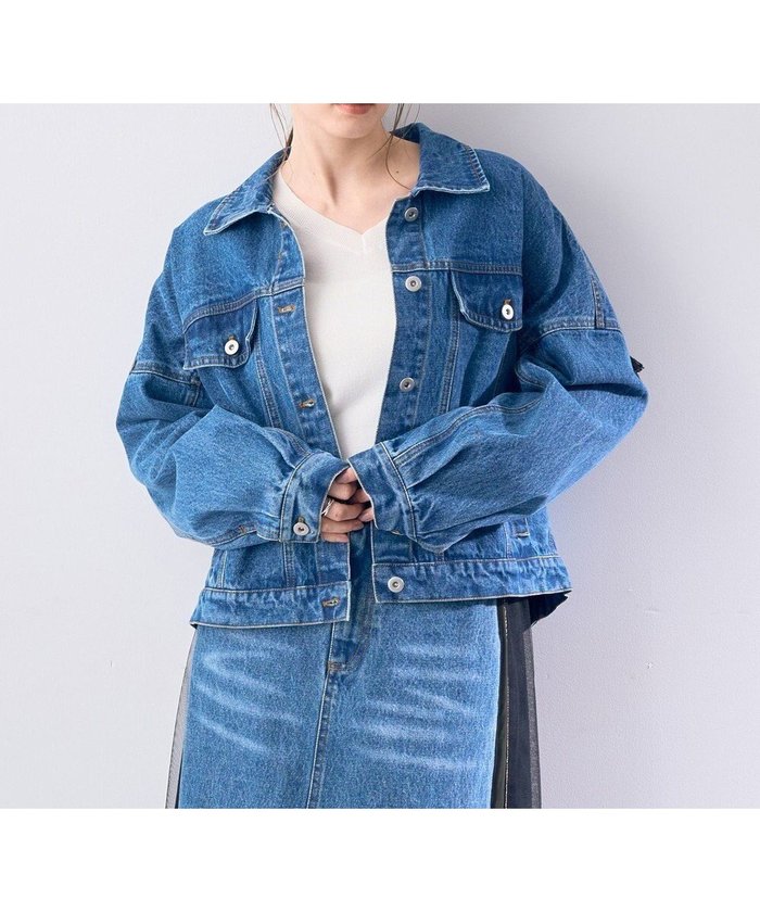 【イェッカ ヴェッカ/YECCA VECCA】のフリンジデニムジャケット インテリア・キッズ・メンズ・レディースファッション・服の通販 founy(ファニー) https://founy.com/ ファッション Fashion レディースファッション Fashion for Women アウター Coat / Outerwear Collection レディースジャケット・軽アウター Jackets デニムジャケット / カジュアルアウター Denim Jackets ジャケット Jacket, Outerwear チェーン Chain, Chain Strap デニム Denim, Jeans Material ブリーチ Bleach, Washed Finish ポケット Pocket, Pocket Detail ワイド Wide, Wide Fit ヴィンテージ Vintage Style 夏 Summer 春 Spring S/S・春夏 SS, Spring/Summer, Warm Season |ID: prp329100004670253 ipo3291000000033765605