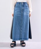 【イェッカ ヴェッカ/YECCA VECCA】の素材MIXメタルラインデニムスカート 人気、トレンドファッション・服の通販 founy(ファニー) ファッション Fashion レディースファッション Fashion for Women スカート Skirts デニムスカート・カジュアルスカート Denim Skirts チュール Tulip, Tulip Motif ツイル Twist, Twisted Detail デニム Denim, Jeans Material ドッキング Docking, Mixed Material ポケット Pocket, Pocket Detail 夏 Summer 春 Spring S/S・春夏 SS, Spring/Summer, Warm Season thumbnail Indigo|ID: prp329100004670254 ipo3291000000033765610