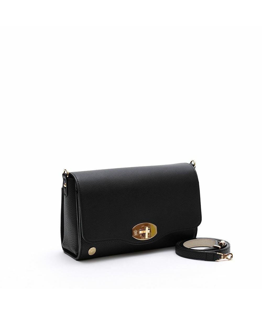 【アクセソワドゥマドモワゼルジャップ/A.D.M.J】の【牛革】チェルボクラッチショルダー インテリア・キッズ・メンズ・レディースファッション・服の通販 founy(ファニー) 　ファッション　Fashion　レディースファッション　Fashion for Women　バッグ　Bags　アクセサリー　Fashion Accessories　イタリア　Italy　クラシカル　Classical, Vintage-Inspired　ポケット　Pocket, Pocket Detail　モチーフ　Motif, Design Theme　日本製　Made In Japan　エレガント 上品　Elegant　ネグロ|ID: prp329100004670265 ipo3291000000033765646