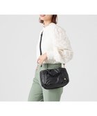 【ラ バガジェリー/LA BAGAGERIE】のシープレザー ギャザーハンドル2wayラウンドトートバッグ ブラック|ID: prp329100004670271 ipo3291000000035712747