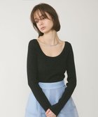 【グレース コンチネンタル/GRACE CONTINENTAL】のハイゲージラメニットトップ 人気、トレンドファッション・服の通販 founy(ファニー) ファッション Fashion レディースファッション Fashion for Women トップス・カットソー Cut & Sew Tops ニット Knit Tops & Sweaters 春 Spring シンプル Simple, Minimal セーター Sweater, Knitwear デコルテ Décolleté, Neckline S/S・春夏 SS, Spring/Summer, Warm Season 夏 Summer thumbnail ブラック|ID: prp329100004670277 ipo3291000000033765688