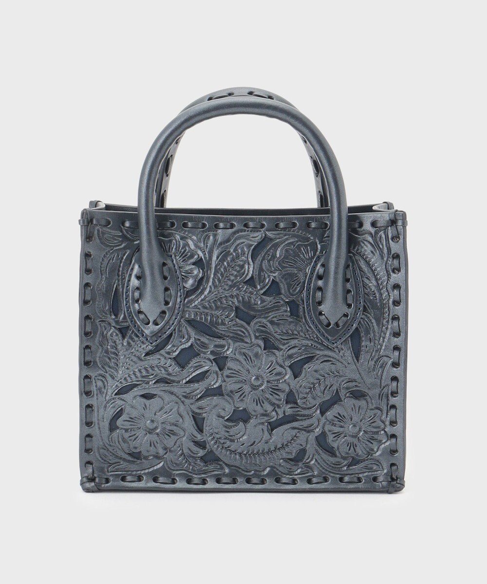 【グレース コンチネンタル/GRACE CONTINENTAL】のSquareMiniBagMT インテリア・キッズ・メンズ・レディースファッション・服の通販 founy(ファニー) ファッション Fashion レディースファッション Fashion for Women ウォレット Wallet ヴィンテージ Vintage Style 定番 Standard, Basic Item ポーチ Pouch, Small Case ネイビー|ID: prp329100004670286 ipo3291000000033765719