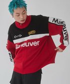 【ウィゴー/WEGO】の【ユニセックス着用ITEM】レーシンググラフィックニットブルゾン レッド|ID: prp329100004670290 ipo3291000000033765731