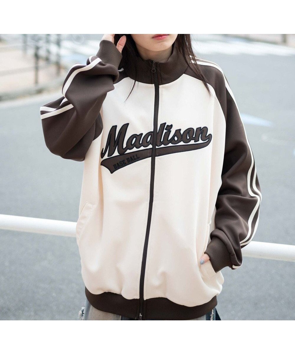 【ウィゴー/WEGO】の【ユニセックス着用ITEM】ラグランライントラックジャケット インテリア・キッズ・メンズ・レディースファッション・服の通販 founy(ファニー) 　ファッション　Fashion　レディースファッション　Fashion for Women　アウター　Coat / Outerwear Collection　レディースジャケット・軽アウター　Jackets　春　Spring　秋　Autumn　カーゴパンツ　Cargo Pants, Utility Pants　ジップ　Zip, Zipper　ジャケット　Jacket, Outerwear　スマホ　Smartphone, Mobile Device　デニム　Denim, Jeans Material　フロント　Front, Front Design　ブルゾン　Blouson, Bomber Jacket　メンズ　Men's, Menswear　S/S・春夏　SS, Spring/Summer, Warm Season　おすすめ　Recommended / Our Picks　夏　Summer　ブラウン|ID: prp329100004670297 ipo3291000000033765766