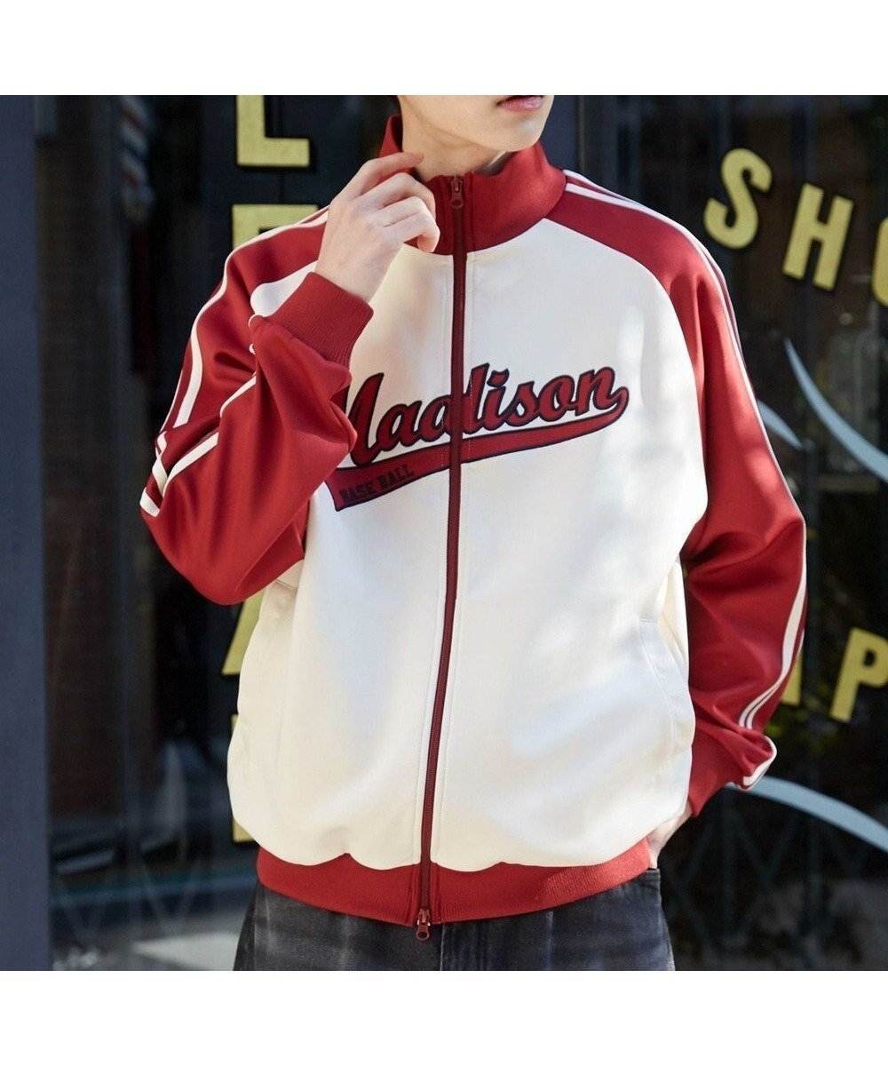 【ウィゴー/WEGO】の【ユニセックス着用ITEM】ラグランライントラックジャケット インテリア・キッズ・メンズ・レディースファッション・服の通販 founy(ファニー) 　ファッション　Fashion　レディースファッション　Fashion for Women　アウター　Coat / Outerwear Collection　レディースジャケット・軽アウター　Jackets　春　Spring　秋　Autumn　カーゴパンツ　Cargo Pants, Utility Pants　ジップ　Zip, Zipper　ジャケット　Jacket, Outerwear　スマホ　Smartphone, Mobile Device　デニム　Denim, Jeans Material　フロント　Front, Front Design　ブルゾン　Blouson, Bomber Jacket　メンズ　Men's, Menswear　S/S・春夏　SS, Spring/Summer, Warm Season　おすすめ　Recommended / Our Picks　夏　Summer　ワイン|ID: prp329100004670297 ipo3291000000033765767
