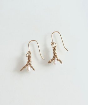 【カスミノ/CASUMINO】のKINOMI pearl ピアス 人気、トレンドファッション・服の通販 founy(ファニー) ファッション Fashion レディースファッション Fashion for Women かぎ針 Crochet アクセサリー Fashion Accessories イヤリング Earrings ワイヤー Wire, Wired Bra 手編み Hand-Knitted, Handmade Knit |ID:prp329100004670309