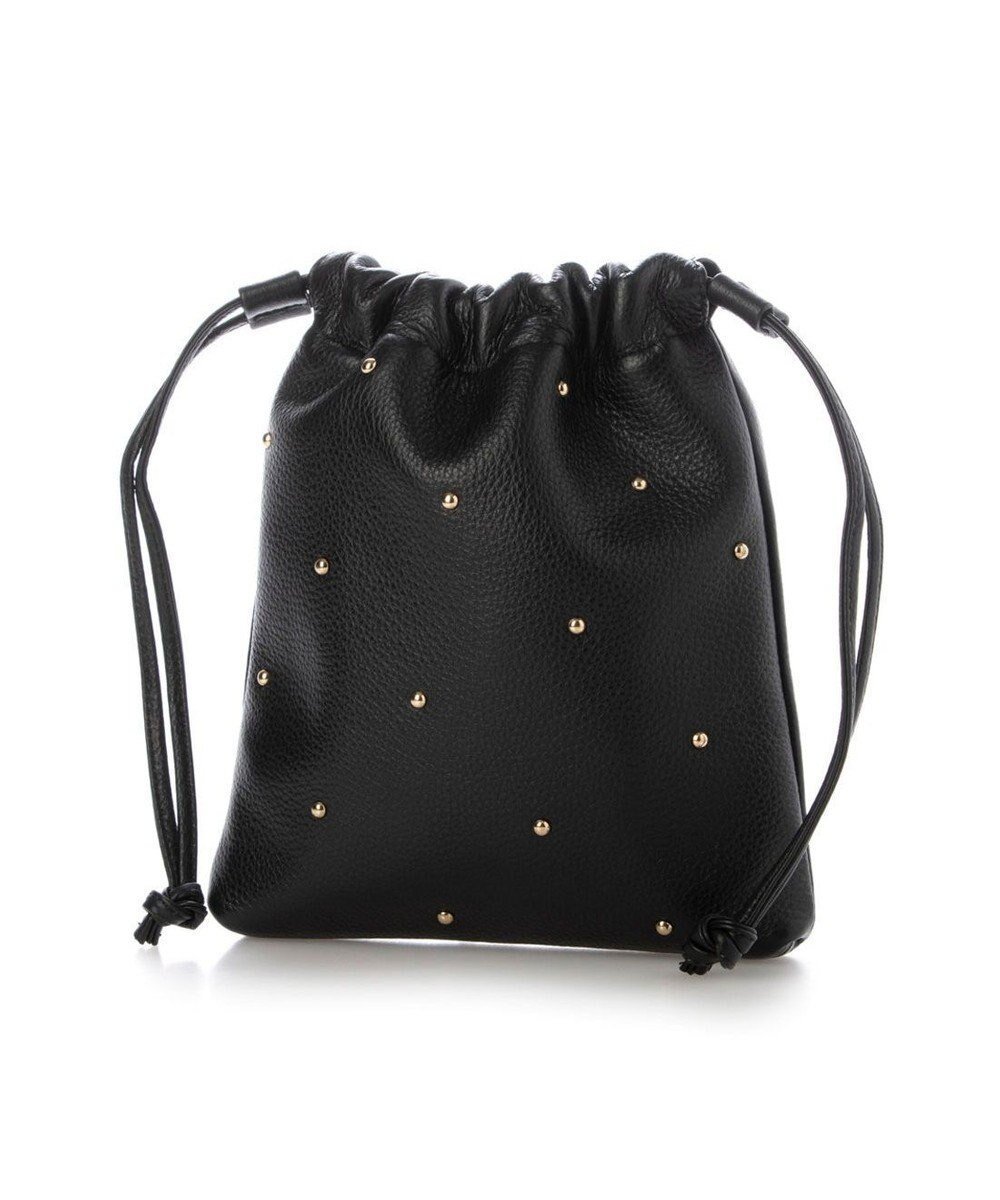 【アンビリオン/UNBILLION】のペルケ perche / 牛革スタッズ・パラコード2wayドロストショルダー 人気、トレンドファッション・服の通販 founy(ファニー) 　ファッション　Fashion　レディースファッション　Fashion for Women　3月号　March Issue　ショルダー　Shoulder, Shoulder Strap　スタッズ　Studs, Metal Accents　スマホ　Smartphone, Mobile Device　巾着　Drawstring Bag, Kinchaku　財布　Wallet, Purse　雑誌　Magazine, Fashion Magazine　 other-1|ID: prp329100004670334 ipo3291000000036244157